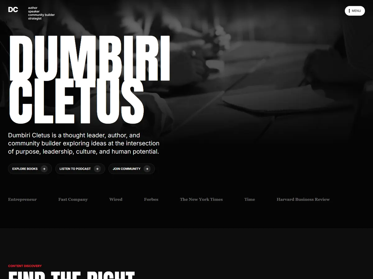 Dumbiri Cletus website